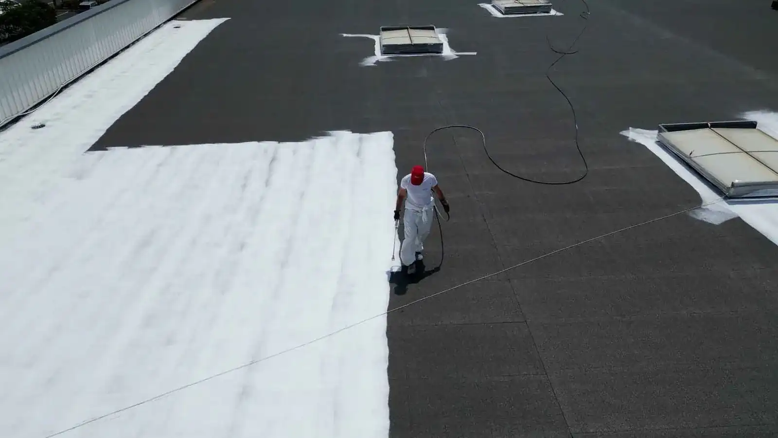 Application Cool Roof sur toiture à Béziers