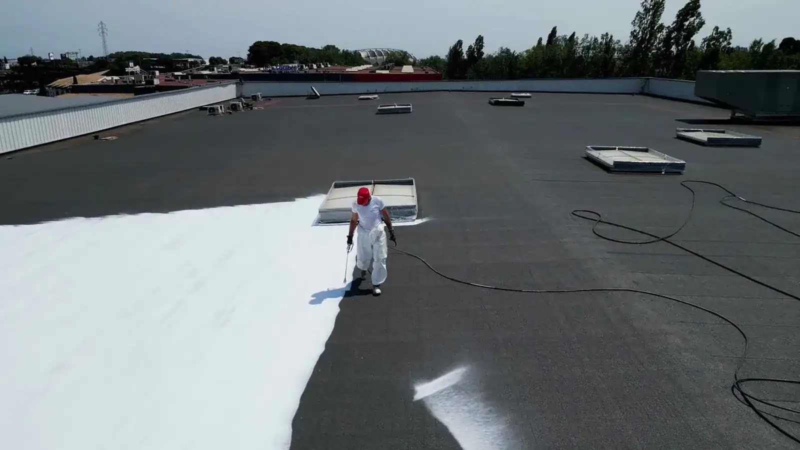 Résultat toit frais après Cool Roof