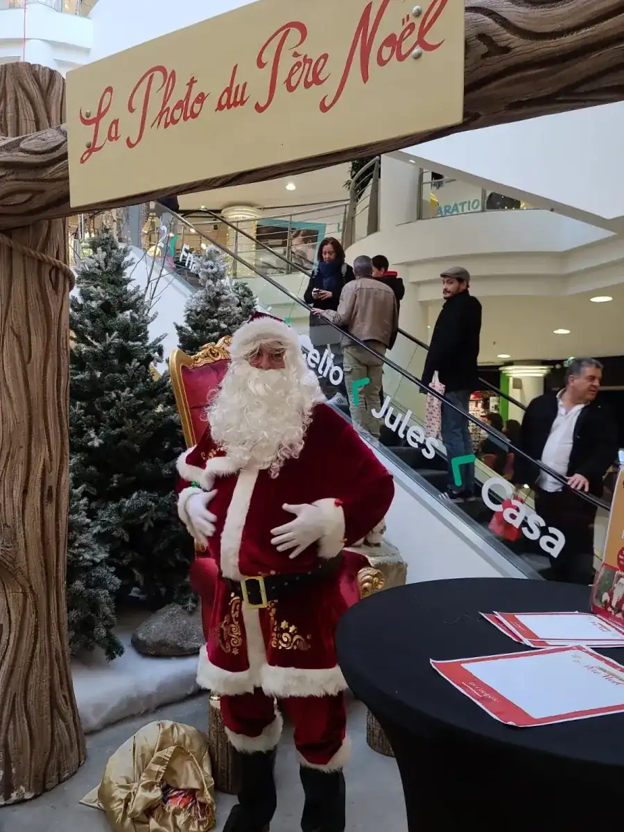Père Noël cordiste 2KM en rappel